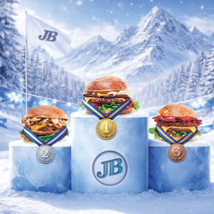 Unser Burger-Podest: Das sind eure Favoriten! 🍔🔥
🥇 Gold geht an: JB Cheese
🥈 Silber holt sich: JB Champignon
🥉 Bronze ...